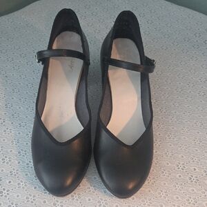 Womens Genuine Leather Tap Shoes
